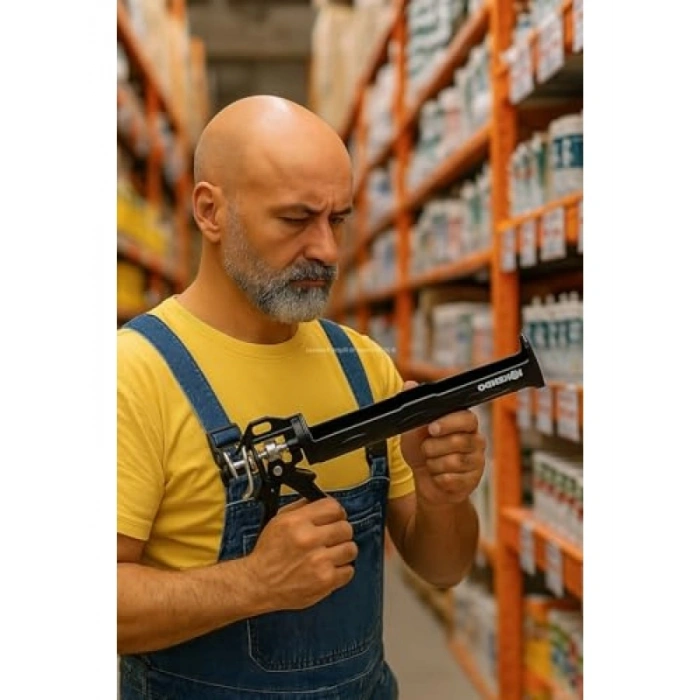 Profesyonel Silikon Tabancası, Ergonomik, 300 ml Kapasiteli