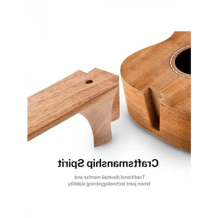 Profesyonel Soprano Ukulele Seti - Doğal Renk