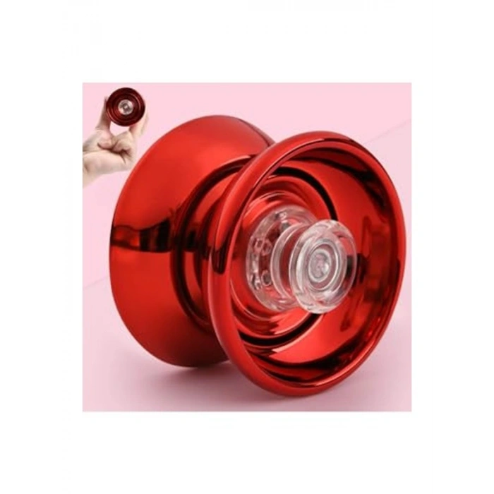Profesyonel Unresponsive Yoyo Oyuncağı - Metal Yoyo Kırmızı Renkli