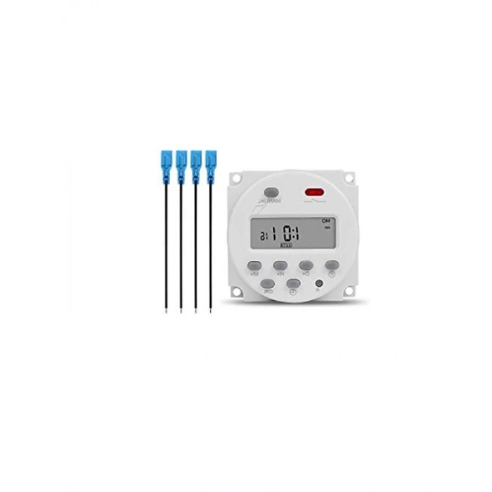 Programlanabilir Haftalık Gecikmeli Zaman Rölesi, 12V Güç