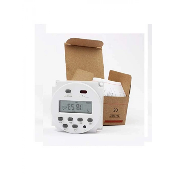 Programlanabilir Haftalık Gecikmeli Zaman Rölesi, 12V Güç