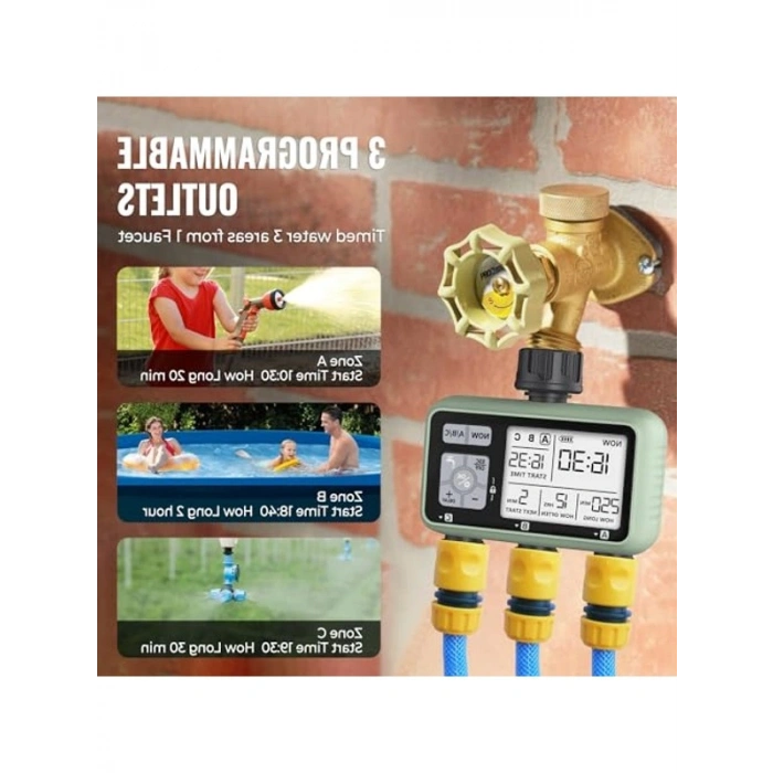 Programlanabilir Su Zamanlayıcı, Bahçe ve Havuz İçin Akıllı Çözüm