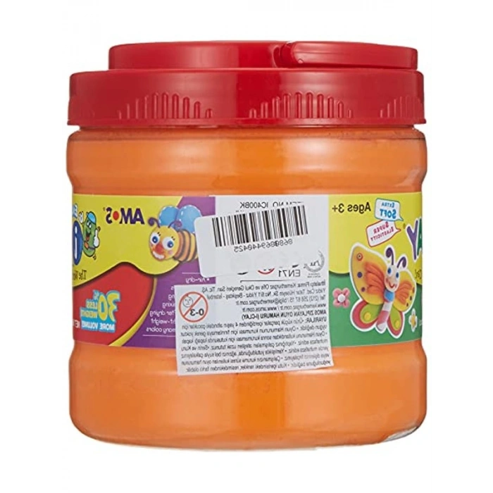 Proje Hamuru, 400 Gr Turuncu Renkli Yaratıcı Aktiviteler İçin