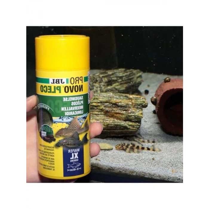 PRONOVO PLECO WAFER, Balık Yemi, Boyut XL, 250 ml