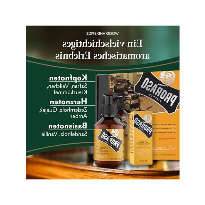Proraso Duo Sakal Seti/Bakım yağı + Şampuan - WS