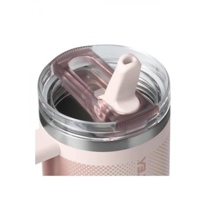 Pudra Renkli Flip Straw Tumbler, 0.6L Kapasite