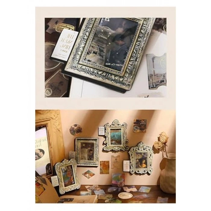 Pul Temalı 45 Adet Yapışkan Sticker Seti