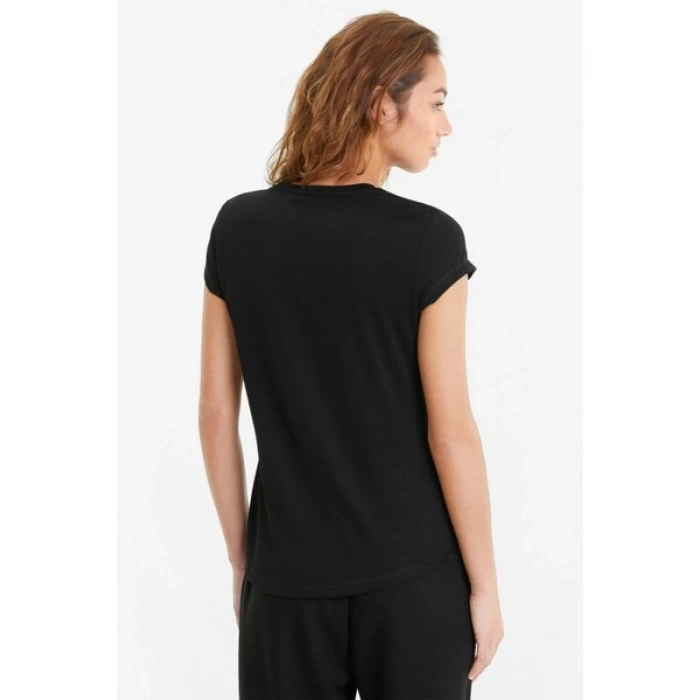 Puma ACTIVE TEE Siyah Kadın Kısa Kol T-Shirt