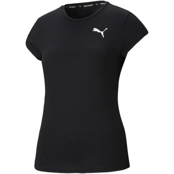 Puma ACTIVE TEE Siyah Kadın Kısa Kol T-Shirt