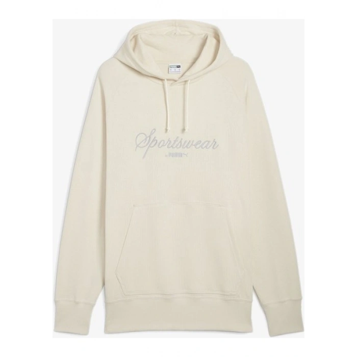 Puma Classics Erkek Ekru Kapüşonlu Sweatshirt