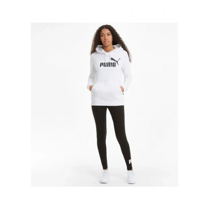 Puma Ess Logo Hoodie Tr Beyaz Kadın Sweatshirt 58679102