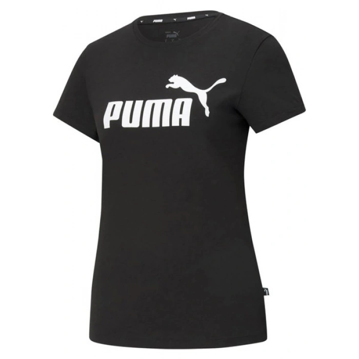 Puma ESS Logo Tee Siyah Kadın Kısa Kol T-Shirt