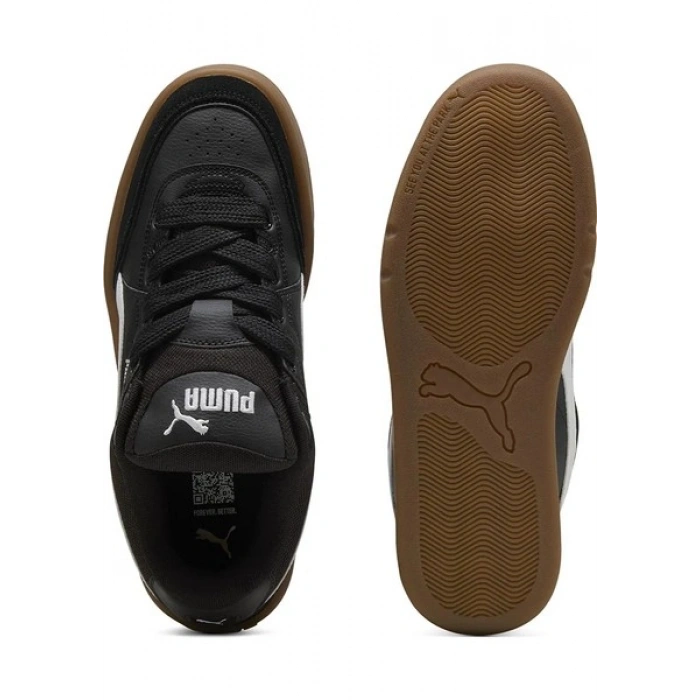 Puma Park Lifestyle Sk8 Erkek Sneaker Ayakkabı Düz Tabanlı Microfiber Siyah Renk