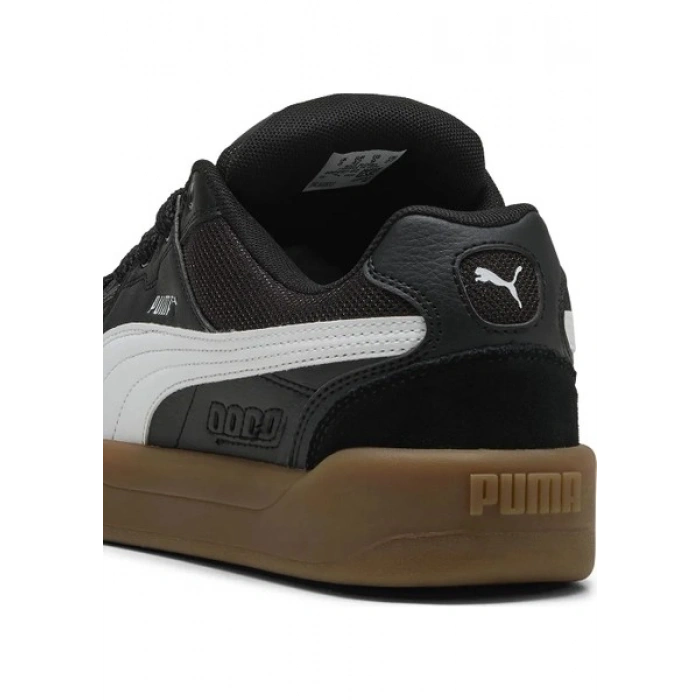 Puma Park Lifestyle Sk8 Erkek Sneaker Ayakkabı Düz Tabanlı Microfiber Siyah Renk