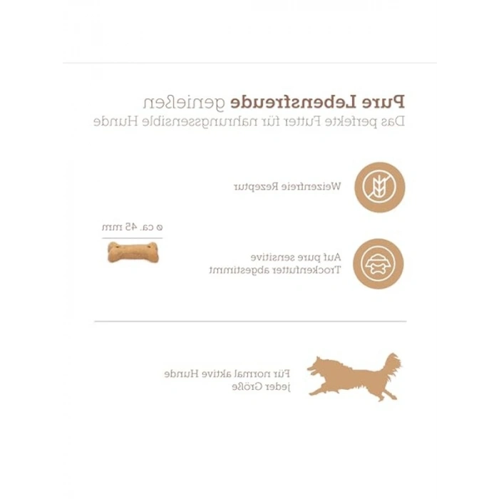 Pure Sensitive Hindili ve Pirinçli Köpek Bisküvisi 600 Gram