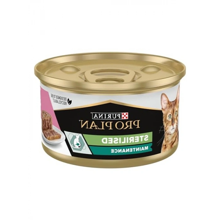Purina Pro Plan Sterilised Kısırlaştırılmış Kediler İçin Somonlu Yaş Kedi Maması 24 Al 18 Öde