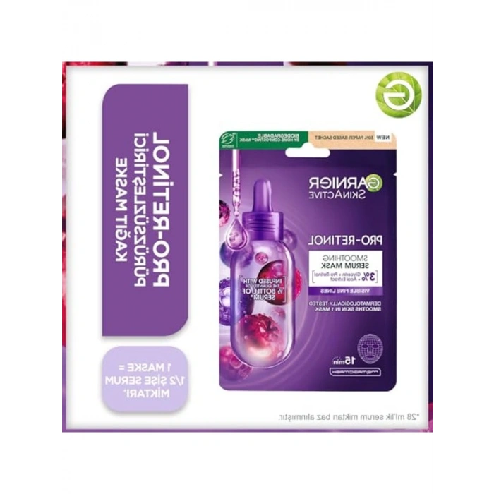 Pürüzsüzleştirici Kağıt Maske, Pro-Retinol