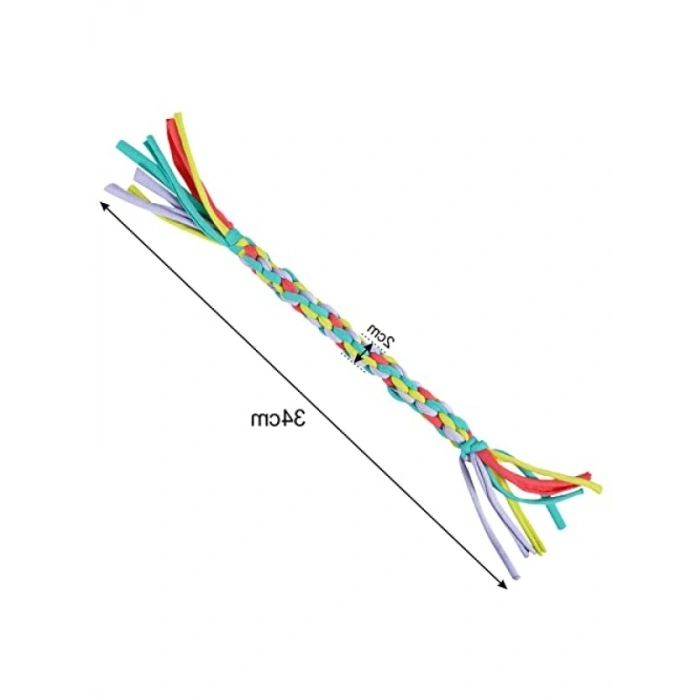 Püsküllü Diş Kaşıma Oyuncağı, 34 cm