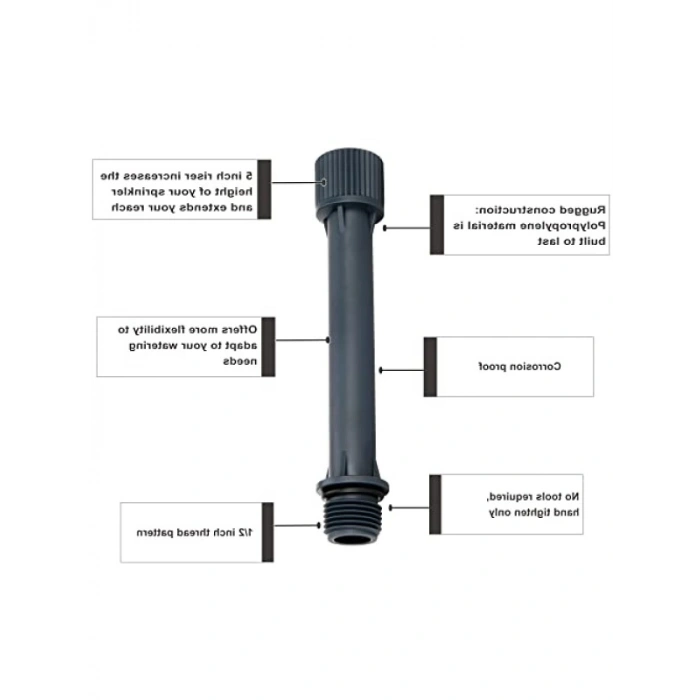 Püskürtme Başlığı için Yükseltici - 5 inç, 10 Parça Set