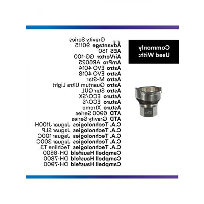 Püskürtme Tabancası Adaptörü 16 mm Dişi, 1,5 mm Dişli