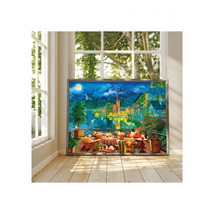 Puzzle 1000 Evening By The Lake In Hallstatt