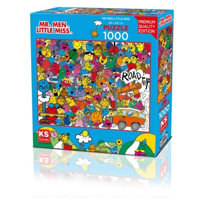 Puzzle 1000 Mr Men Lisanslı 1000 Parça Yetişkin Pu
