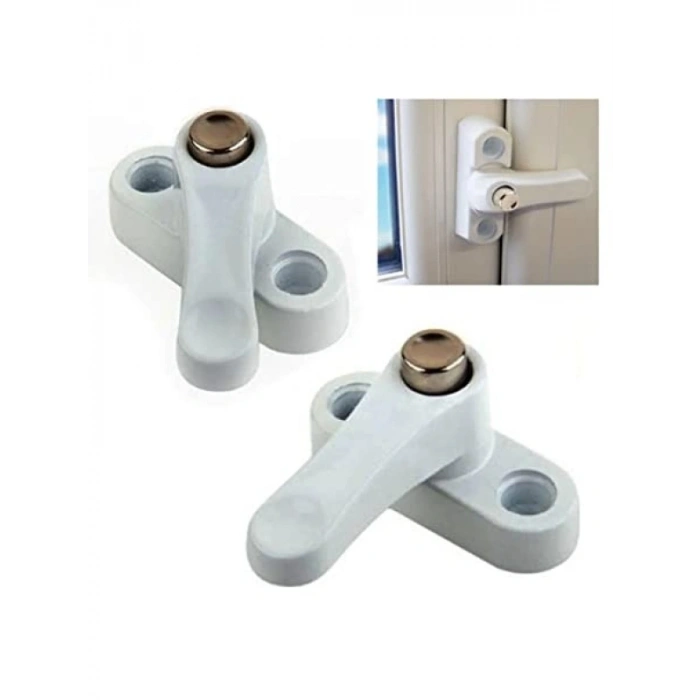 PVC Kapı ve Pencere Emniyet Kilidi | Çelik Malzeme | Tek Adet