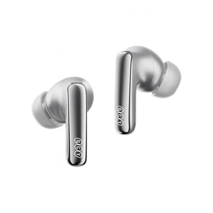 QCY Melobuds N70 Bluetooth Kulaklık 6.0 - Kablosuz Şarj - Hi-Res-LDAC- Mems Tweeter-FastPair-Çift Cihaz Gri