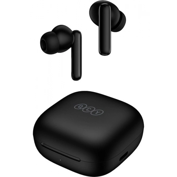 Qcy T13 ANC 4 Mikrofon Bluetooth 5.3 Kablosuz Kulaklık Aktif Gürültü Engelleme Siyah