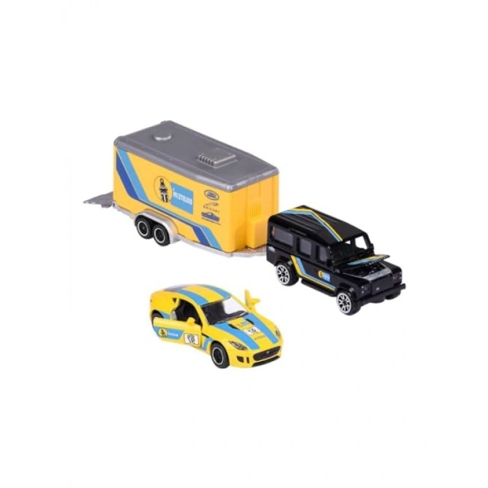 Race Trailer Seti - Land Rover Defender110 & Jaguar F-Type