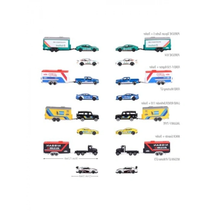 Race Trailer Seti - Land Rover Defender110 & Jaguar F-Type