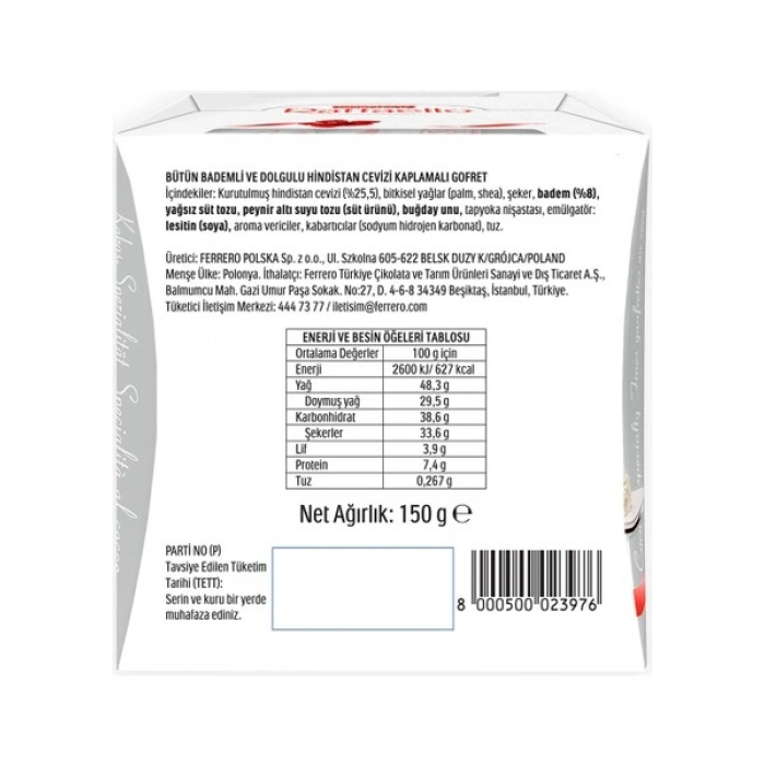 Raffaello Çikolata 15li 150 Gr