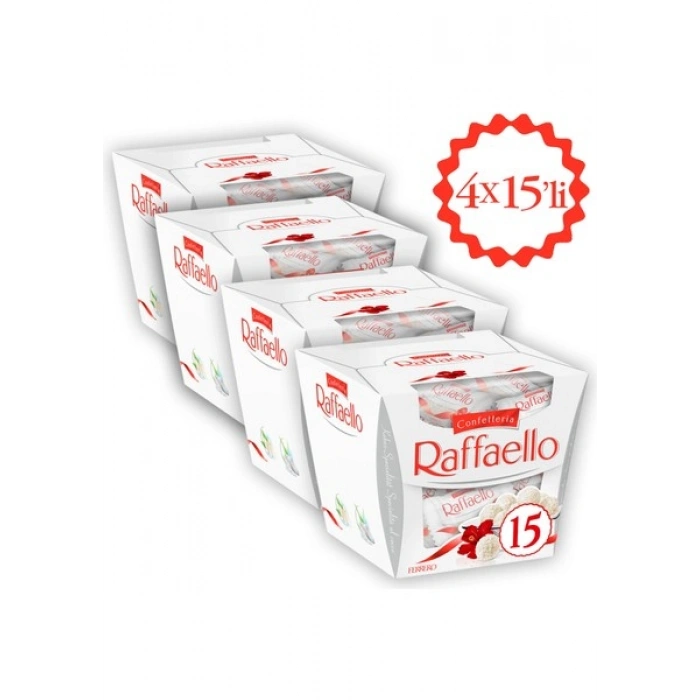 Raffaello Çikolata 15li - 4 Adet