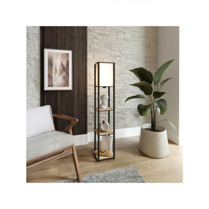 Raflı Lambader, Modern Tasarım, E27 Duy Uyumlu