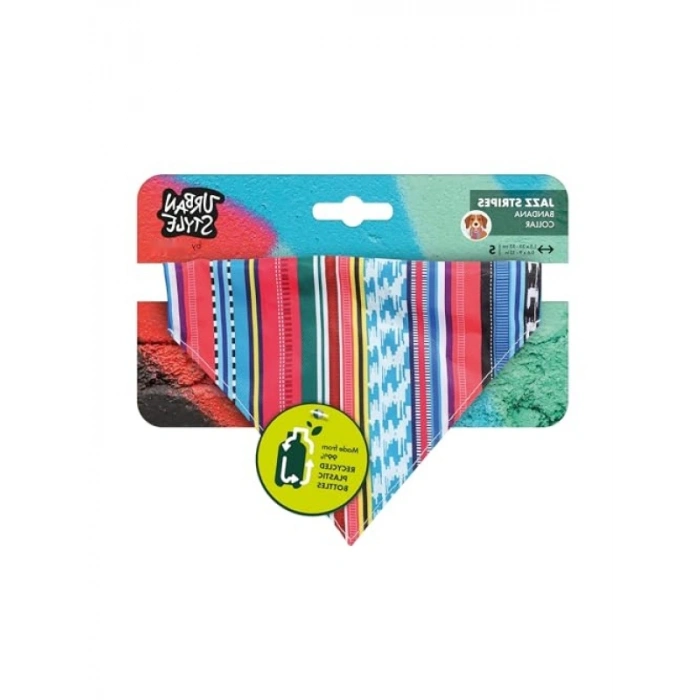 Rahat Evcil Hayvan Bandana Yaka - Urban Style Jazz Stripes
