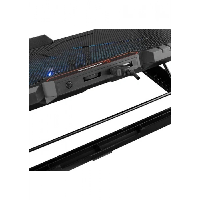 Rampage AD-RC15 SPEAR Siyah 5 Fan 2 USB RGB Işıklı 15-17 Notebook Soğutucu Stand
