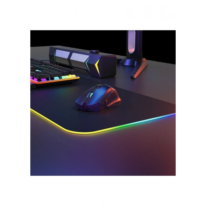 Rampage DROP M3 V2 24000 DPI 3311 Sensor Siyah RGB Şarjlı Kablosuz 80 Milyon Huano Switch Gaming Oyuncu Mouse