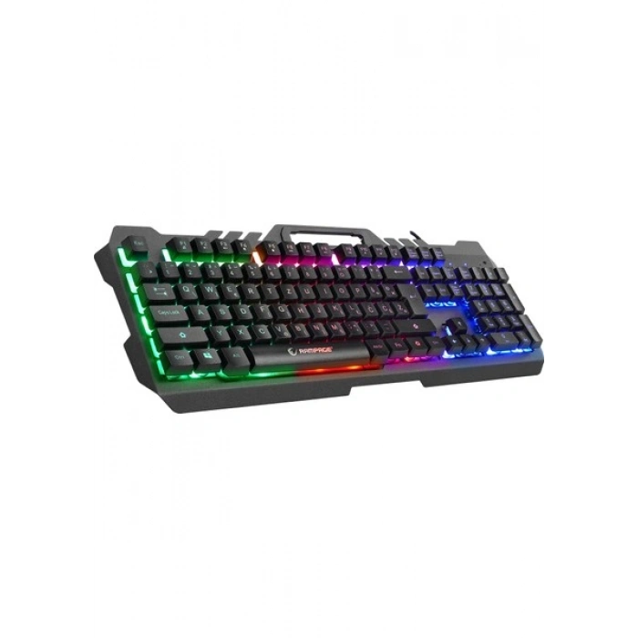 Rampage KB-R57 X-JAMMER Gökkuşağı Aydınlatmalı USB LC Layout Gaming Oyuncu Klavyesi