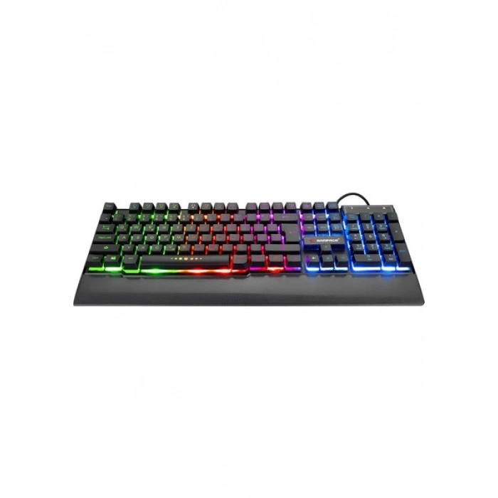 Rampage KB-R66 Bubble USB Gökkuşağı Aydınlatmalı Lc Layout Multimedia Gaming Klavye