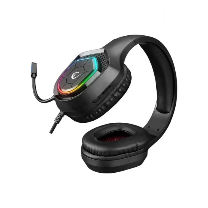 Rampage Rm-K90 Vector Siyah Rgb Led Type-C Gaming Mikrofonlu Oyuncu Kulaklığı