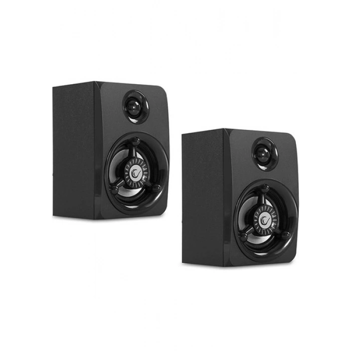 Rampage RMS-G8 2+1 25W Bluetooth +USB-SD-FM Rainbow Siyah Led Işıklı Oyuncu Ses Sistemi