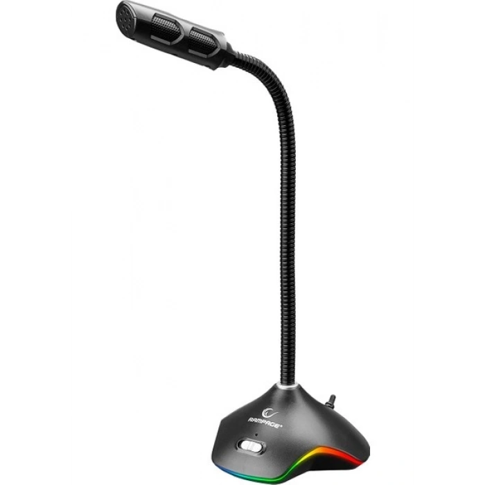 Rampage Rmx-M7 Python Siyah USB Rgb Ledli Gaming Mikrofon