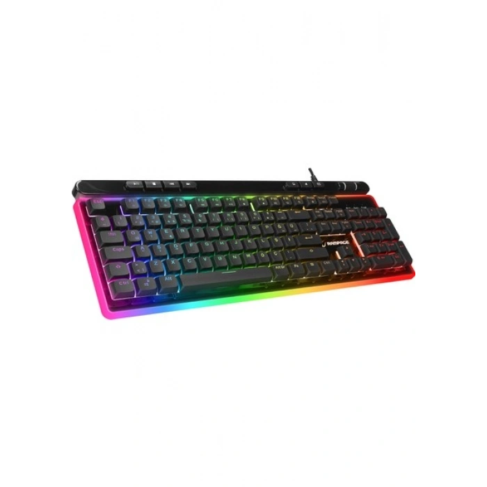 Rampage SHINE K14 Siyah USB RGB Backlight Membrane Gaming Oyuncu Klavye