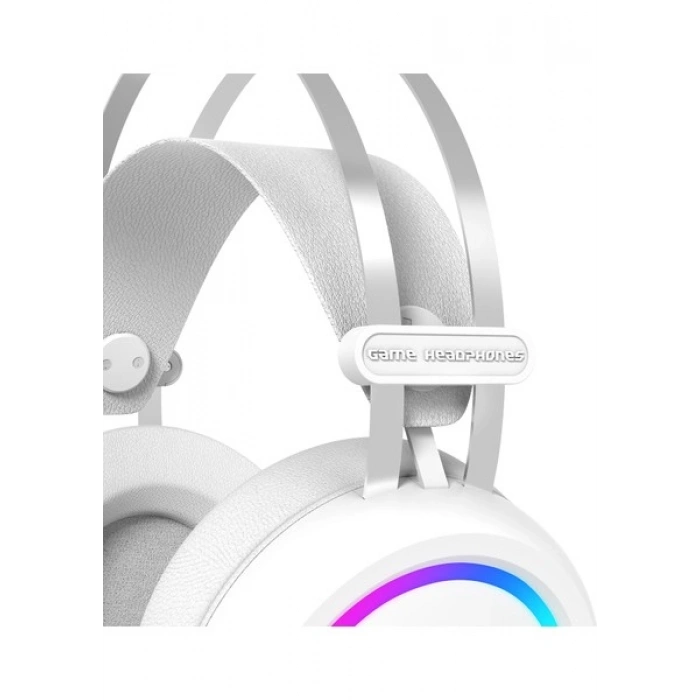 Rampage STORMY Beyaz USB 7.1 Surround Oyuncu Kulaklık+Mic