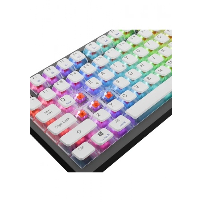 Rampage Zenıth Pro Siyah Hot Swap 8000 Hz Gasket Manyetik Rgb Rapid Trigger Gateron Switch Us Layout
