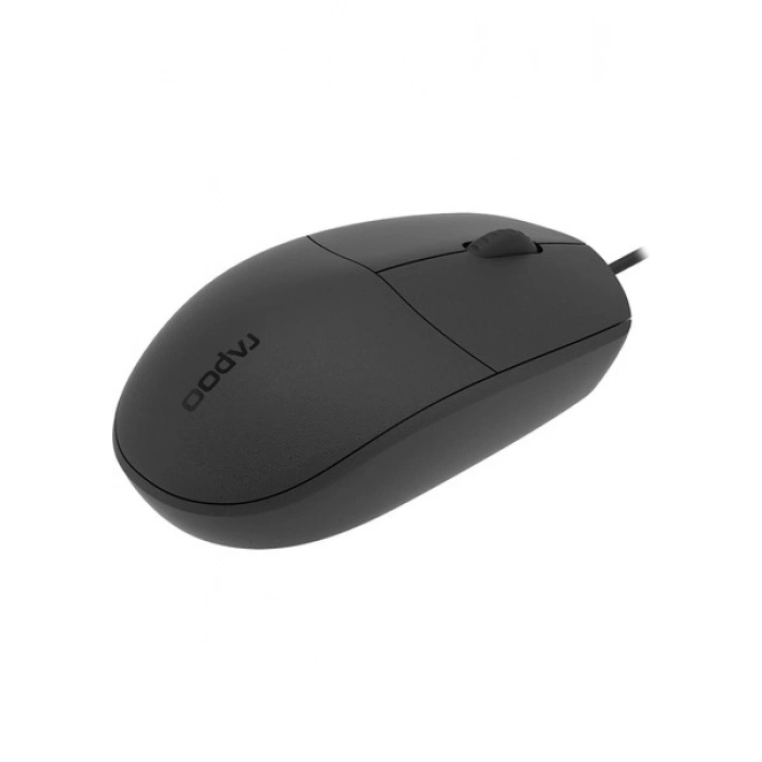 Rapoo N100C Kablolu Optik Mouse Siyah