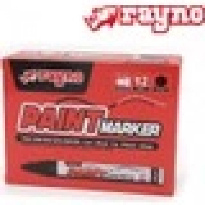 Rayno Paint Marker Kalem Siyah 12 Li - Rynpms