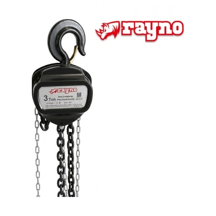 Rayno Profesyonel Hsc Üçgen Tip Caraskal 3 Ton x 3 mt - RYN11054