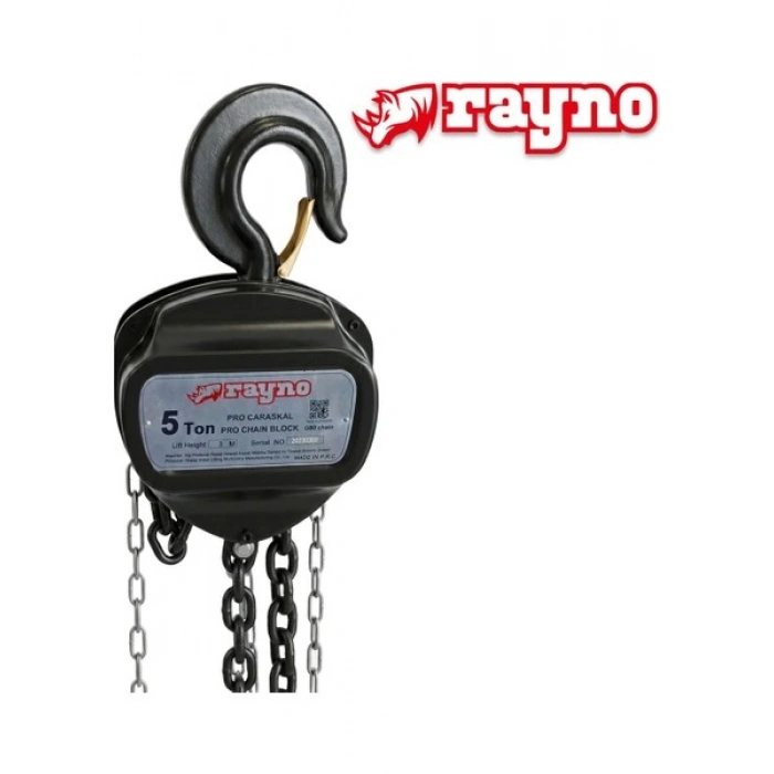 Rayno Profesyonel Hsc Üçgen Tip Caraskal 3 Ton x 5 mt - RYN11055