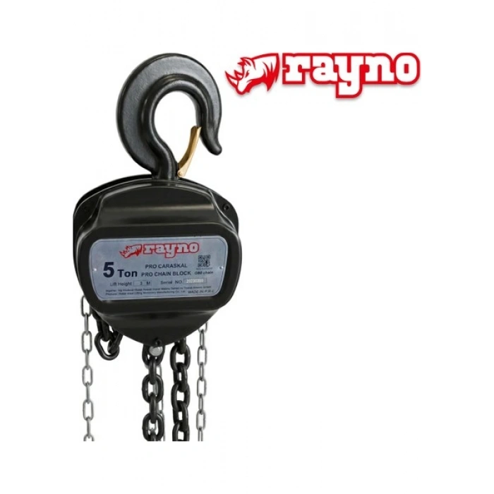 Rayno Profesyonel Hsc Üçgen Tip Caraskal 5 Ton x 3 mt - RYN11056
